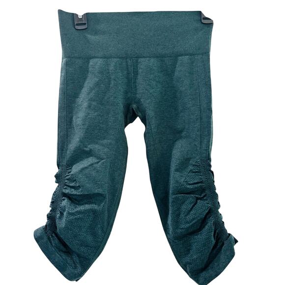 Lululemon In The Flow Cropped Yoga Leggings 4 WAIST 26 (without stretch) - Picture 4 of 5